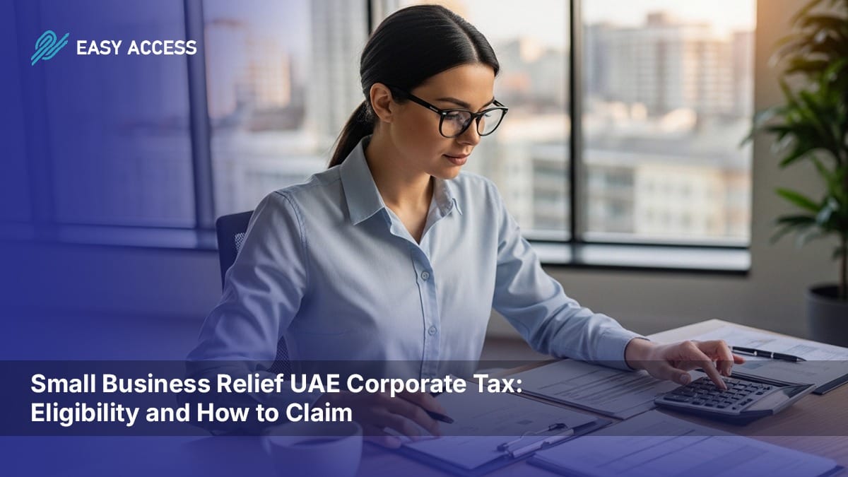 Small Business Relief UAE corporate tax eligibility and filing process