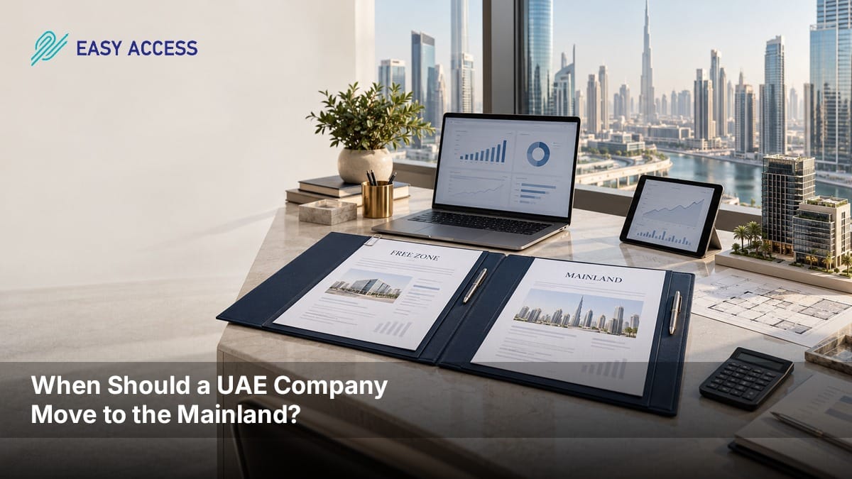 UAE company moving from free zone to mainland as the business grows
